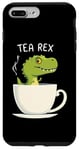 Coque pour iPhone 7 Plus/8 Plus Tea Rex T-Rex Jeu de mots dinosaure pour amateur de thé