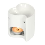 Heart Shaped Ceramic Oil Burner Wax Melts Granules Tart Valentines Gift Boxed