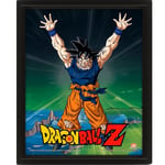 Pyramid International – Cadre lenticulaire 3d - Vrai effet de mouvement et de profondeur – Dragon ball z - Goku Full Power – Idée cadeau anniversaire - 25.5x20.5 – Licence officielle