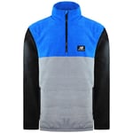 New Balance Relaxed Mens Blue/Grey Jacket - Blue/Dark Grey - Size X-Large