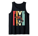 Snowboarder FIVE Snowboarding Children 5 Years Birthday Tank Top