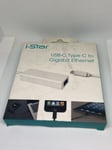 i-Star USB 3.0 Gigabit Ethernet Adaptor - USB-C to RJ45. New!