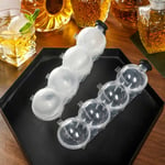 Molds Ice Cream Moulds Ice Cube Maker 4 Ball Maker Ice Hockey 4 Cavity 2.2inch