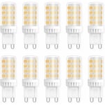 Choyclit - Ampoules led G9 5W, Equivalente 40W 50W Halogène Lumière, 450LM, Blanc Neutre 4000K, ac 220V, Culot G9 Standard, économie d'énergie, pour