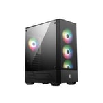 MSI MAG Forge 112R ARGB Mid-Tower Tempered Glass ATX Gaming PC Case - Black