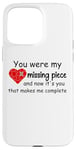 Coque pour iPhone 15 Pro Max You Were My Missing Puzzle Piece Valentines Day Couple Heart