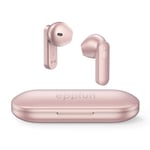 (Pink)Eppfun Cutemeet 300 Metal Tws -nappikuulokkeet Qualcomm QCC3040 Aptx Adaptive/AAC -kuulokkeet CVC8.0 4 mikrofonia Melunvaimennus Kuulokkeet Kuulokkeet ja kuulokkeet