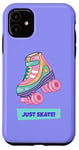 iPhone 11 Roller Skate Classic 90s 80s Retro Kitsch Pastel Quad Skates Case