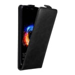 Cadorabo Housse Compatible Avec Honor 8 Pro En Noir Nuit - Étui De Protection Au Design Flip Avec Fermeture Magnétique