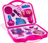 Girls Toy Vanity Beauty Cosmetic Bag Carry Case Hair Dryer Make Up Gift Set