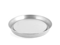 HABI Furbo - Moule Rond pour Four, en Aluminium, Gris, 25 x 25 x 4 cm