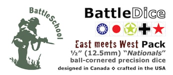 BattleDice 12,5mm East meets West Pack (5)