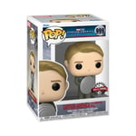 Metallic Exclusive Captain America Cap w/prototype shield Pop! Vinyl figure 999