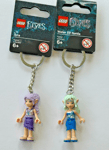 Lego Elves Water Elf Naida / Wind Elf Aira 853561/853562 Keyrings/Keychain- New