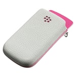 ETUI HOUSSE ORIGINE BLACKBERRY 9800 TORCH ACC-32840-301 BLANC ROSE