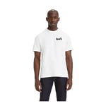 Levi's Men's Ss Relaxed Fit Tee T-Shirt, Poster Logo White, S