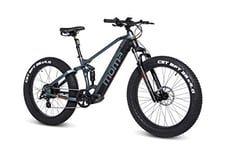 moma bikes VTT Fat Pro 26", Full Shimano Altus 8v, Freins a disques Hydrauliques, Bat. ION Lthium Intégrée et Amovible 48V 13Ah