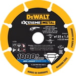 Disque diamant - DEWALT - METALMAX Extreme Metal 125 mm - Coupes 1000+ - Sécurité accrue - Moins de poussière