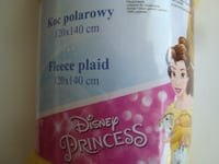 PLAID/COUVERTURE POLAIRE BELLE ET LA BETE  DISNEY PRINCESS NEUF 120 X 140