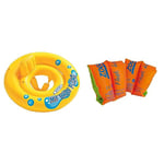 IntexIntex My Baby Float Swimming Aid Swim Seat 6 month - 1 Years & Zoggs Kid's Float Bands, Swimming Armbands for Kids, Orange, 1-3 Years, 11-18 kgZoggs
