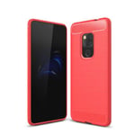 Huawei Mate 20      Carbon Fibre Case    Red