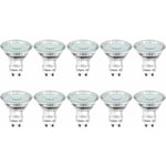 Ampoules LED GU10, 4W Équivaut à 50W Ampoule Halogène, Blanc Froid 5000K, 325lm, 110° Larges Faisceaux, Ampoules LED Spot Lot de 10