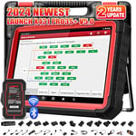 Launch X431 PRO3S + Valise Diagnostic Auto, Bidirectionnel, Cartographie topologique,Système Complet obd2 Diagnostic,Codage en Ligne de l'ECU et Plus de 39+ Services, AutoAuth FCA SGW,Clé IMMO