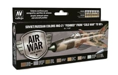 VAL71607 - AV Vallejo Model Air Set - Soviet MiG-21 Fishbed 50-90's