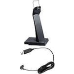 EPOS SENNHEISER Wired Headset Charger USB without bluetooth No Microphone CH 20 MB Black