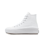 Converse Womens Chuck Taylor All Star Sneaker, White Natural Ivory Black, 4 UK