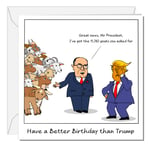 Donald Trump Birthday Card Votes Ballot Election Make America Great Again Funny