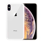 Apple iPhone XS NXE lasi ja muovi hybriidi läpinäkyvä suojakuori - Valkoinen Monivärinen