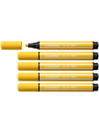 STABILO Pen 68 MAX - Felt-tip pen with thick chisel tip - yellow