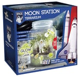 Science4you Station Lunaire NASA Terrarium Kit - Fabriquez Votre Propre Terrarium NASA, 16 Autocollants de L'Espace Qui Brillent dans le Noir, Jouets Éducatifs, Cadeaux pour les Enfants 6 7 8 9+