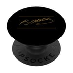 Signature M.K. Atatürk Founder of the Turkish Republic PopSockets Adhesive PopGrip