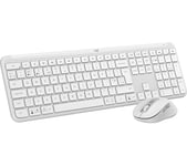 LOGITECH Signature Slim MK950 Wireless Keyboard & Mouse Set - White