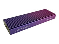 Lc Power Lc-M2-C-Multi-4 - Lagringspakke - M.2 - M.2-Kort (Pcie Nvme & Sata) - Usb 3.2 (Gen 2X1) - Lilla, Fiolett