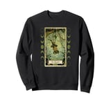 The Hanged Man Frog Tarot Style Graphic, Cool Novelty Frog Sweatshirt