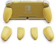 Gripcase Lite : Un Étui De Protection Confortable Avec Des Poignées Interchangeables [Pour S'adapter À Toutes Les Tailles De Mains] Pour La Nintendo Switch Lite - Jaune