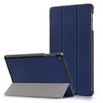 Samsung Galaxy Tab A 10.1 2019 - Tri-Fold Fodral - Mörk Blå DarkBlue Mörk Blå