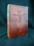 Handmade A5 Leather Diary Journal Sketchbook - DRAGONS design - HANDMADE Paper