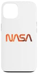 Coque pour iPhone 13 Logo rétro de la NASA Mars Worm Patch Space Exploration Graphic