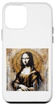 Coque pour iPhone 12 mini Graffiti abstrait art Leonardo Da Vinci Art Mona Lisa