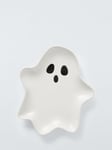 John Lewis Halloween Ghost Stoneware Dish, 20.5cm, White