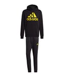 Adidas GK9652 M BL FT HD TS Tracksuit mens top:black/yellow bottom:black/yellow 5