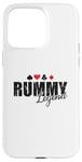 Coque pour iPhone 15 Pro Max Rummy Legend Hobby Jeu de cartes Romme