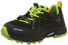 Salewa JR Wildfire Waterproof Chaussures de Randonnée Basses, Black Out/Cactus, 31 EU