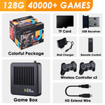 G11 Pro Game Box -videopelikonsolit Android 9.0 4K HD Game Stick Dual 2.4G Wireless Controller 60000+ Classic Games for PS1/PSP