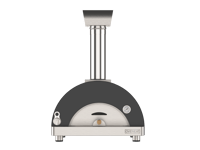 Oveneat GRX-1VG Charcoal Grey Gas Single Pizza Oven with Stainless Steel Door includes Pizza Peel