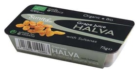 Sunita Organic Grape Juice & Sultana Halva 75g (Pack of 12)